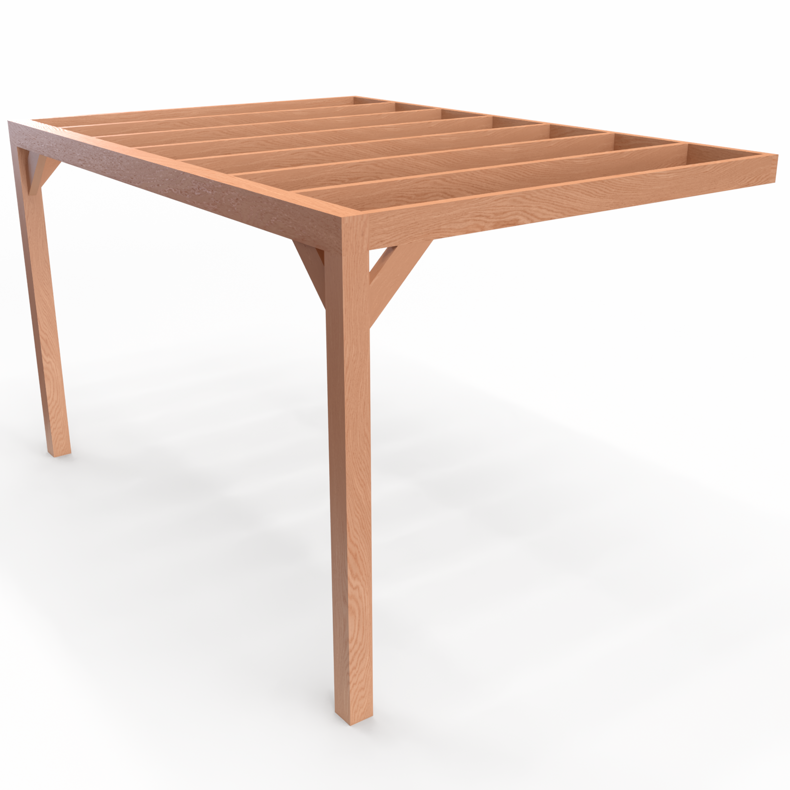 Terrasoverkapping Modern Muuraanbouw